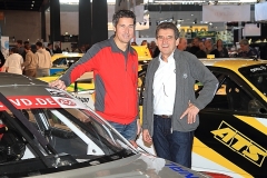 Günther Irmscher mit seinen ehemaligen Piloten Roland Asch