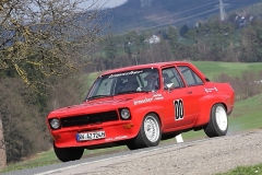 Martin Wagner in seinem Irmscher-Opel bei der Ostalb-Rallye