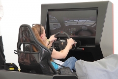im Simulator wird jeder Fahrfehler verziehen