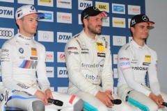 Pressekonferenz mit Wittmann, Paffett und Wehrlein_1619