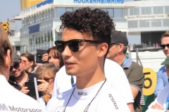 Freude beim Chronisten, Pascal Wehrlein wieder zu treffen