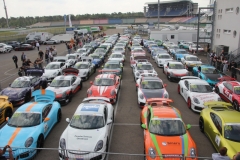 Porsche nach dem Rennen im Parc Ferme