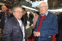 Rennlegende Kurt Ahrens und ex-Rennleiter Peter Falk - Foto Strähle